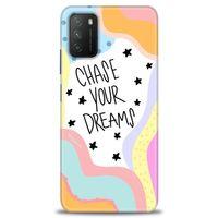 Xiaomi Poco M3 Kılıf HD Baskılı Kılıf - Chase Your Dreams + Tam Ekran Koruyucu
