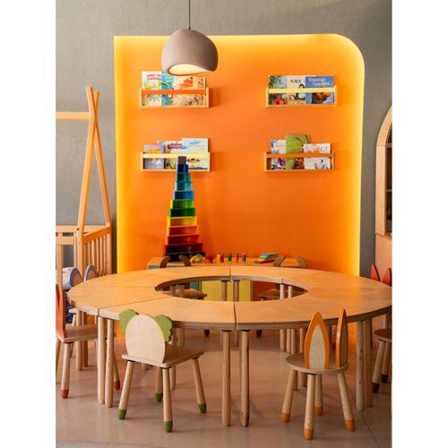 WOODNJOY SEKİZ PARÇALI YUVARLAK GRUP ETKİNLİK MASASI