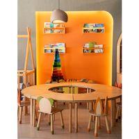 WOODNJOY SEKİZ PARÇALI YUVARLAK GRUP ETKİNLİK MASASI