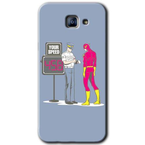 Galaxy A8 2016 Kılıf HD Desen Baskılı Arka Kapak - Hız Limiti + Kırılmaz Cam