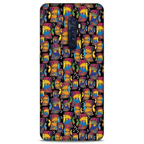 Lopard Oppo Reno 2 Uyumlu Kılıf Soyut Sanat (27) Baskılı Tasarımlı Kılıf