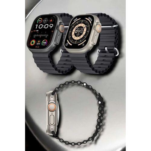 Yeni Nesil Ultra Akıllı Saat Titreşimli, Uyku & Sağlık Takibi, Çift Kordon