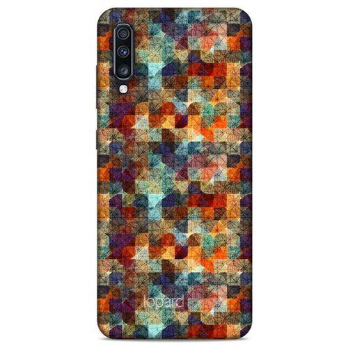 Samsung Galaxy A70s Kılıf Pastel Renkler (4) Koruma Kılıfı Yeşil Kırmızı
