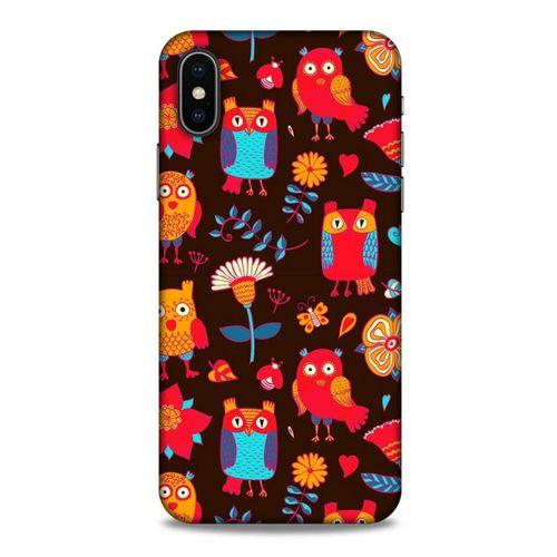 Baykuşlar (12) Desenli Silikon Kapak Telefon Kabı Apple Iphone X Kılıf