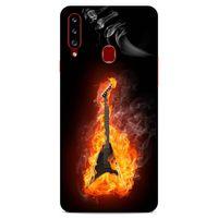 Lopard Samsung Galaxy A20s Uyumlu Kılıf FireX (12) Koruyucu Silikon Elektro Gitar