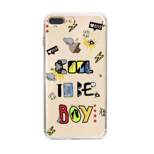 iPhone 8 Plus Cool It Be Boy Premium Şeffaf Silikon Kılıf