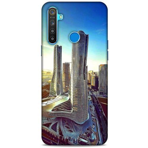 Oppo Realme 5i Kılıf Dünya Mimarisi (50) Shockproof Kılıf Pin On Towers