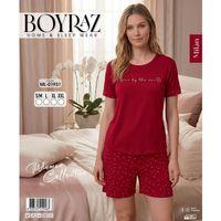 Boyraz Ml-01931 Kadın Milan Kısa Kol Şortlu Takım