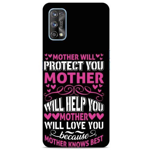 Realme 7 Pro Uyumlu Kılıf Pembe Delisi (46) Core Armor Kılıf Tipografi