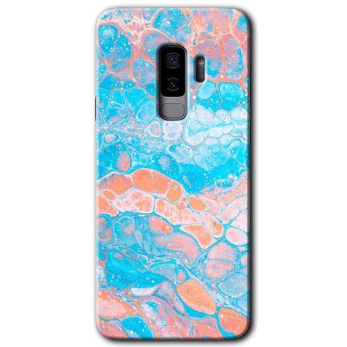 Potkal Hediye Fabrikası Samsung Galaxy S9 Plus HD Baskılı Kılıf + 9D Tam Ekran Koruyucu - Bubbles 1