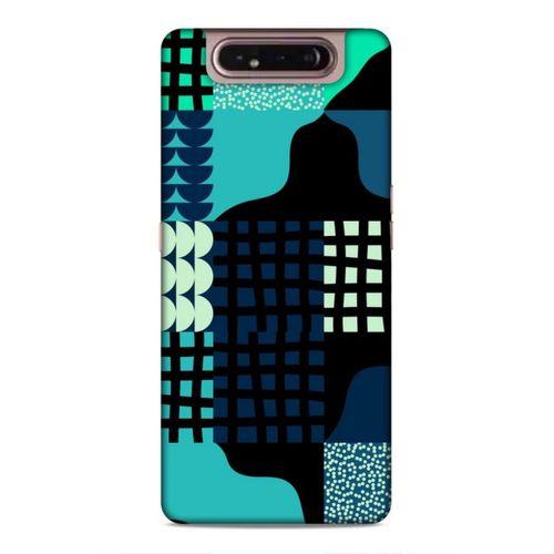 Samsung Galaxy A80 Uyumlu Kılıf Insomnia (17) Tasarım Kılıf Yeşil Lacivert