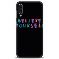 Samsung Galaxy A50S Kılıf HD Baskılı Kılıf - Believe + Tam Ekran Koruyucu