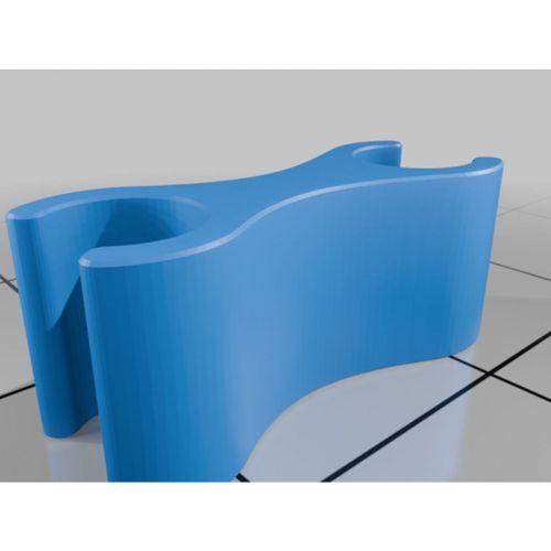 Dual Bowden Tüp Hizalama Klipsi 3D Baskı (Bu ürün Sadece Plastik parçadır - Almadan Önce Soru Sorabilirsiniz)