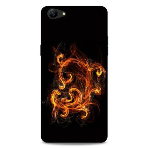 Lopard Oppo A79 Uyumlu Kılıf FireX (25) Antişok Kapak Ateş Kırmızı