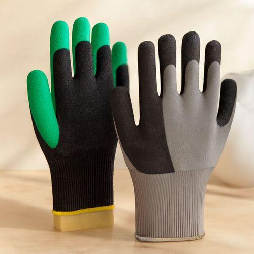 ırtıklı İşçi Eldiveni XL (Siyah/Yeşil/Antrasit) ( 1 Adet)
