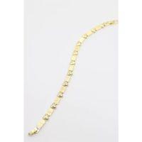 Taşlı Vip Bileklik - Altın