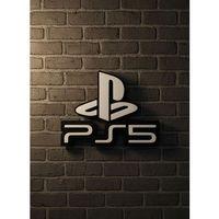 Playstation 5 Logo Duvar Dekoru Minimal Tasarım 16×12 Cm