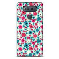 Lopard LG K61 Uyumlu Kılıf Kediler (3) Kapak Çiçek ve Kedi