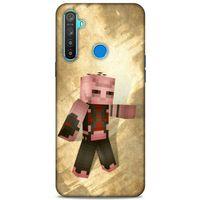 Lopard Oppo Realme 5i Uyumlu Kılıf PiXel (40) Fit Silikon Kılıf Saint Row