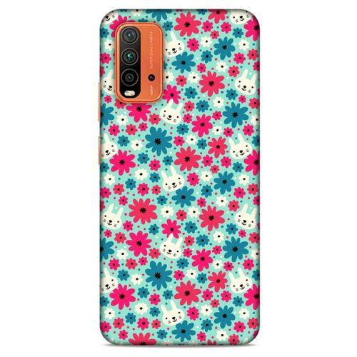 Lopard Xiaomi Redmi 9T Uyumlu Kılıf Kediler (3) Kapak Çiçek ve Kedi