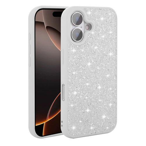 Apple iPhone 16 Kılıf Parlak Taşlı Tasarım Zore Pırlanta Kapak