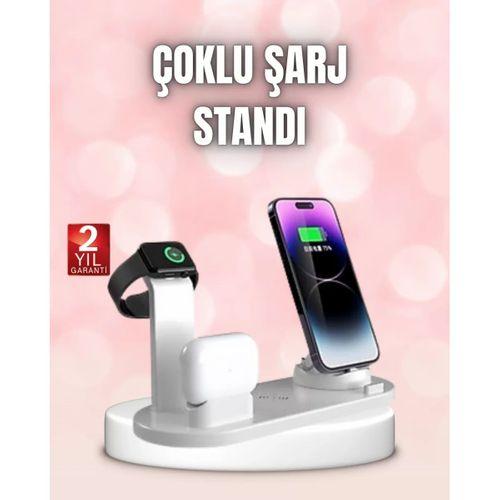 Qi Destekli Tüm Cihazlarla Uyumlu Kablosuz Şarj Ünitesi