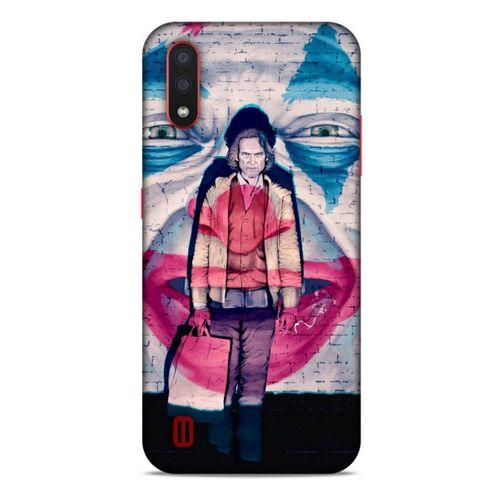 Samsung Galaxy A01 Uyumlu Kılıf Joker (29) Arka Koruma Kılıfı Beyaz