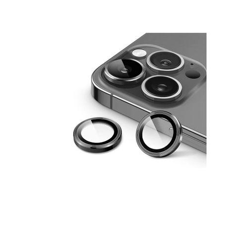 iPhone 14 Pro / Pro Max için IPG ProLENS Kamera Lens Koruyucu Alüminyum CD Çerçeveli, Kırılmaz Cam