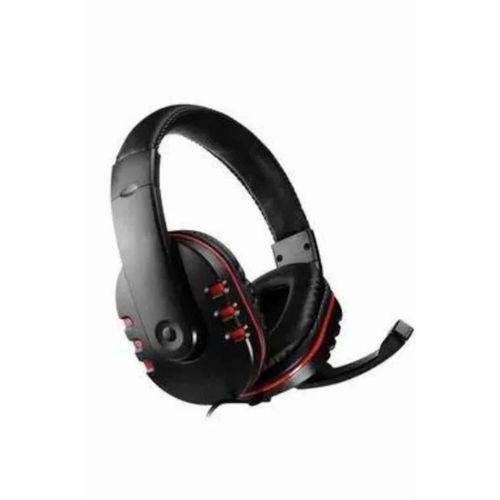 Kulaklığı Kulak Üstü Kablolu Stereo Mikrofonlu Yumuşak Kulak Yastığı