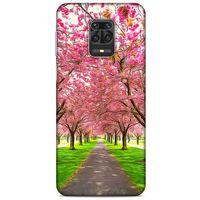 Lopard Xiaomi Redmi Note 9 Pro Uyumlu Kılıf Bahar (42) Rugged Armor Kılıf Pembe Ağaç