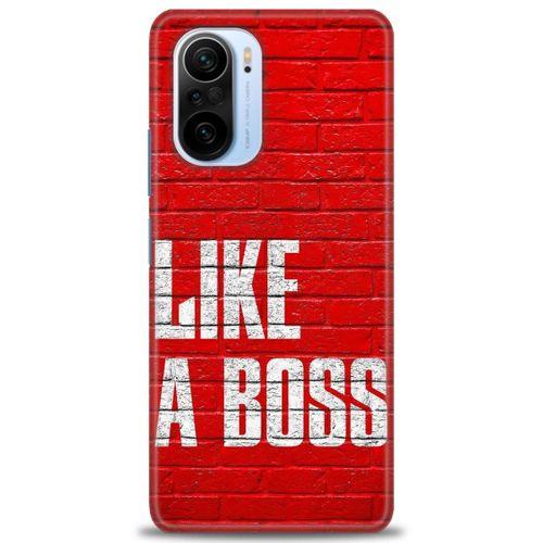 Xiaomi Mi 11i Kılıf HD Baskılı Kılıf - Like a Boss + Tam Ekran Koruyucu