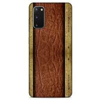 Samsung Galaxy S20 Kılıf Patchwork (24) Darbe Emici Kılıf Kahve Sarı