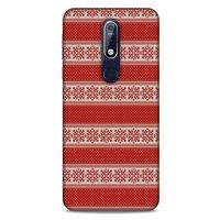 Kazak (7) Desenli Silikon Kapak Nokia 7.1 Kılıf