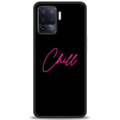 Oppo Reno 5 Lite Kılıf HD Baskılı Kılıf - Chill + Tam Ekran Koruyucu