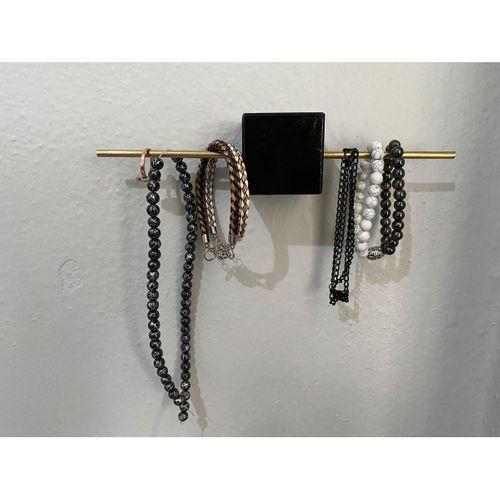 Micheal Brandon Bronz Küp Takı Askısı Takı Organizer Duvara Takılabilir