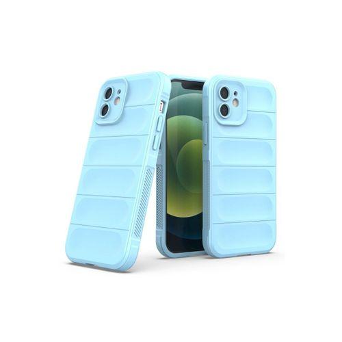 Newface iPhone 12 Kılıf Optimum Silikon - Sky Blue