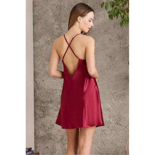 Saten Gecelik Sabahlık Pijama Takım Şort Takım 6'lı Gelin Çeyiz Seti - 6010