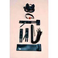 Kelepçe Kırbaç Set, 5'li Set, El - Ayak Kelepçesi, Maske, Ağız Topu - Brf1307