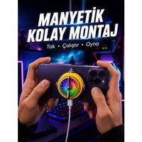 Şarj Edilebilir Rgb Telefon Soğutucu Oyun Fanı
