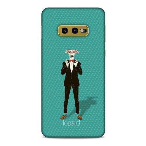 Samsung Galaxy S10e Kılıf FunnyMaX (12) Koruyucu Silikon Turkuaz Köpek