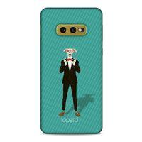 Samsung Galaxy S10e Kılıf FunnyMaX (12) Koruyucu Silikon Turkuaz Köpek