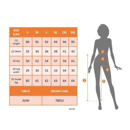 Kadın Yüksek Bel Bağcıklı Kot Pantolon