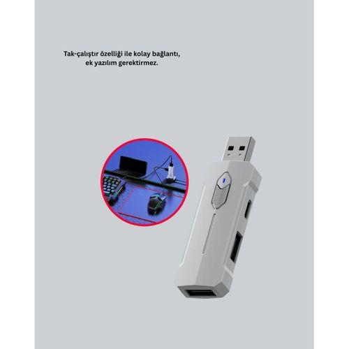 5’i 1 Arada Mobil Oyun Seti Klavye Mouse Dönüştürücü İos & Android