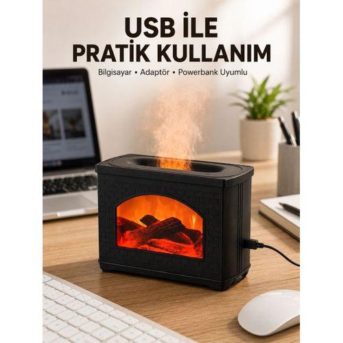 Aromaterapi Difüzör Ultrasonik Sessiz Nemlendirici Usb Destekli