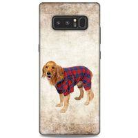 Samsung Galaxy Note 8 Kılıf Köpek Kıyafetleri (47) Crystal Flex Kılıf Golden Gömlek
