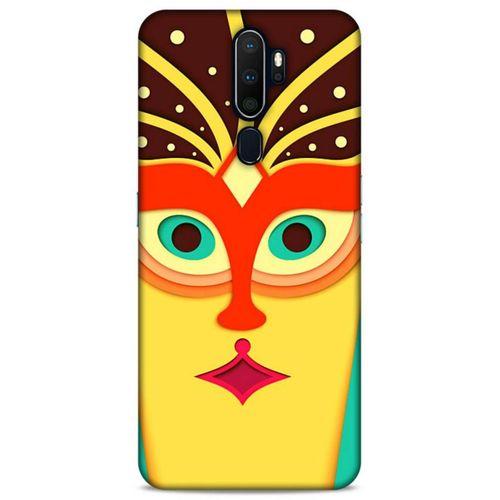 Lopard Oppo A9 2020 Uyumlu Kılıf Soyut Sanat (1) Baskılı Kılıfı