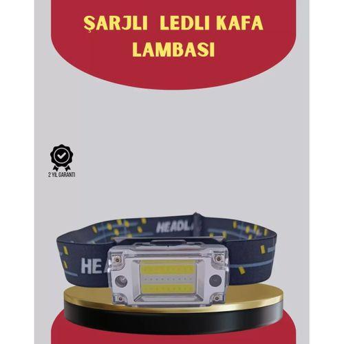 Şarj Edilebilir Led Kafa Feneri 215 Lümen Xpe Cob Güçlü Aydınlatma