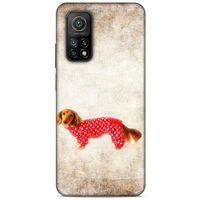 Xiaomi Mi 10T 5G Kılıf Köpek Kıyafetleri (30) Silicone Case Dacshund Pijama