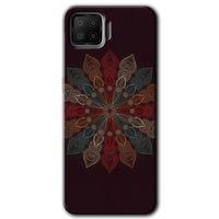 OPPO Oppo A73 Kılıf HD Desen Baskılı Arka Kapak - Mandala Flower Wal
