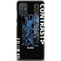 Samsung Galaxy A51 Kılıf HD Baskılı Kılıf - Contrast + Tam Ekran Koruyucu